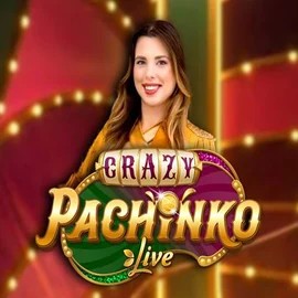 Crazy Pachinko slot logo by Evolution at Win Airlines Casino