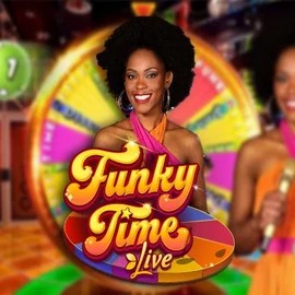 Live Casino logo of Funky Time from Evolution at Win Airlines Casino