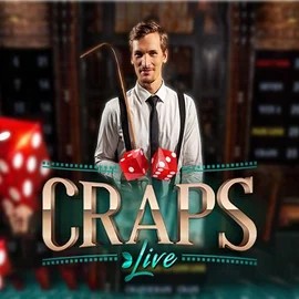 Official Live Casino logo: Live Craps by Evolution at Win Airlines Casino